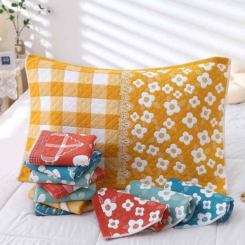 一对装包邮纯棉纱布枕巾情侣全棉枕头巾不掉毛三层四季成人枕巾,床上用品,枕巾,淘宝优惠券,粉丝福利购,淘宝优惠卷