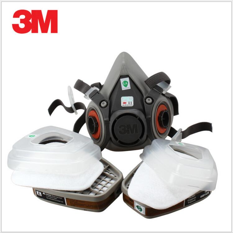 3M620P 面具喷漆尘毒化工防护