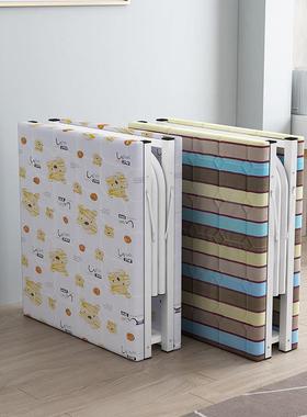 折叠单人床成人家易IPU用双人床板陪护午休床午睡简经济床型硬木