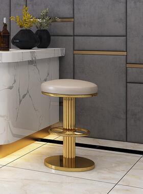 欧式轻奢吧台酒吧子旋转升降高脚凳钢吧台子不锈椅商用BC001椅酒