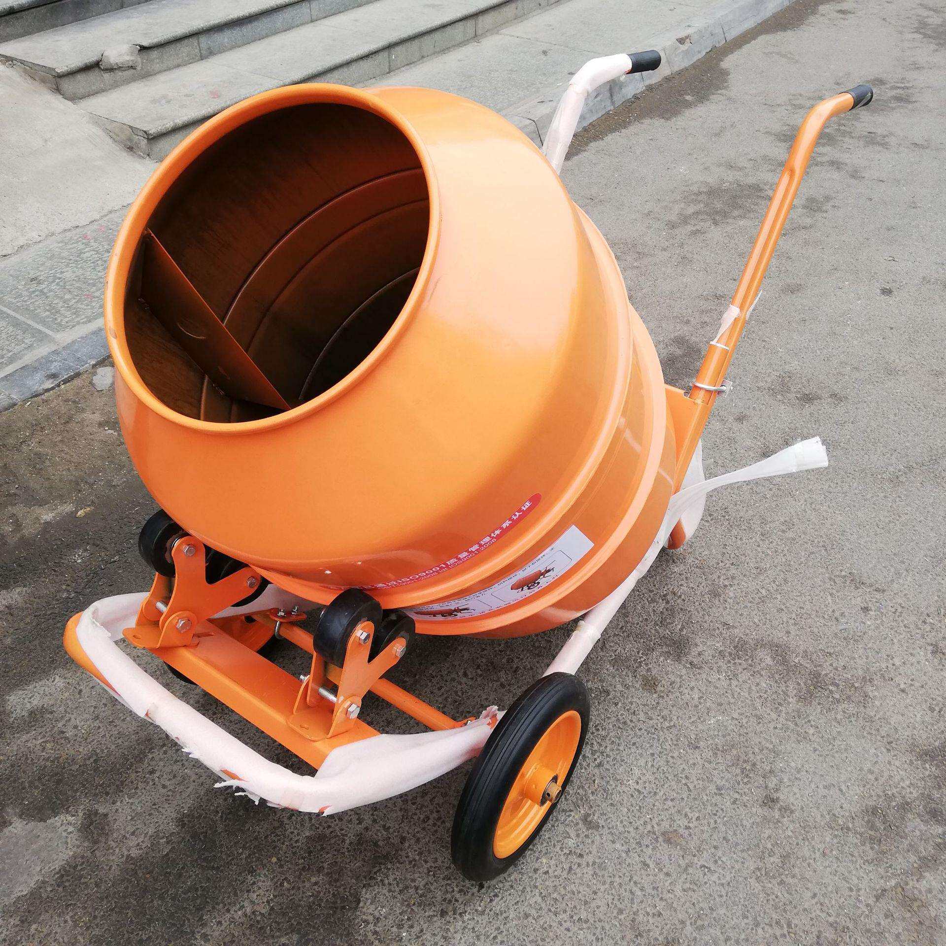 多功能小型工地水泥砂浆搅拌机混凝土搅拌机手推滚筒搅拌罐