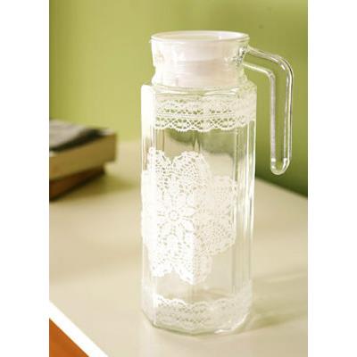 韩国蕾丝冷水壶玻璃耐热茶壶茶具冷水壶玻璃耐高温凉水杯套装