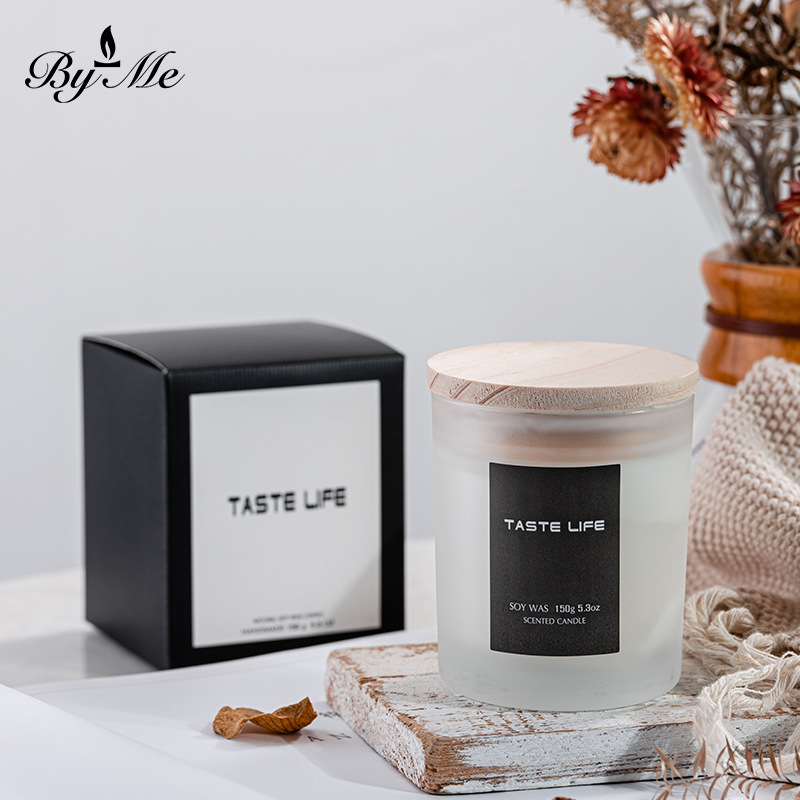BYME玻璃杯大豆香薰香薰蜡烛蜡片