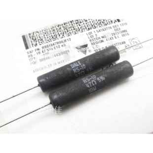 进口达尼 RS-10 47R 10W 黑色绕线军规低噪电阻 RS01047R00JE12