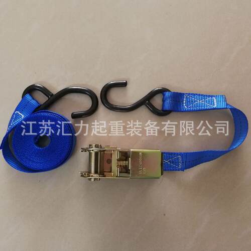 汽车拉紧器1寸5m 货物捆绑带25mm*6m 双S钩捆绑带