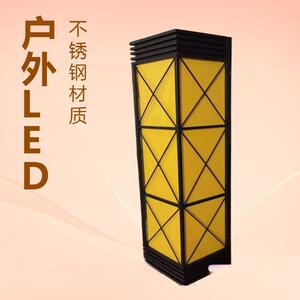 太阳能围墙柱头deng别墅花园景观庭院灯欧式户外防水方形太阳能