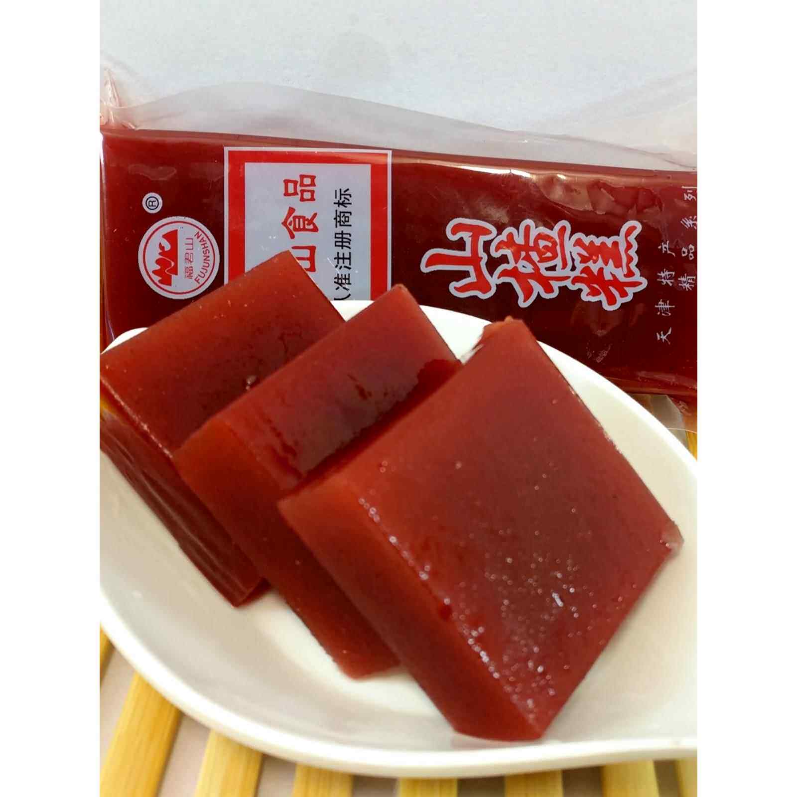 天津特色福君山山楂糕118g 268g北京山楂糕冷果非儿童红果布丁