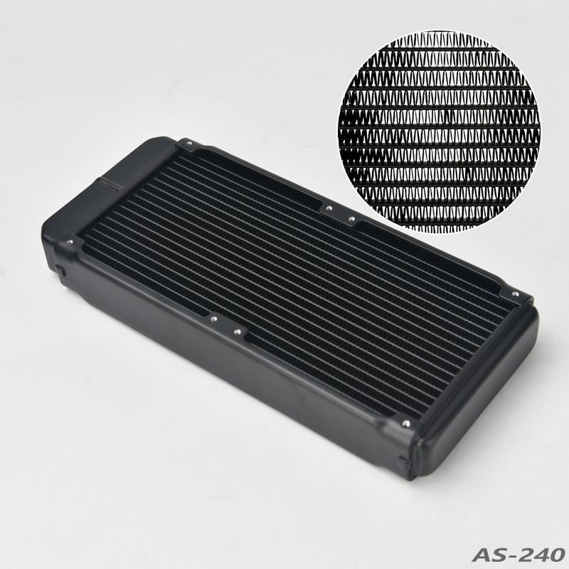 东远芯睿AS240水冷排 换热器铝制冷排36mm厚水冷套装工业电子散热