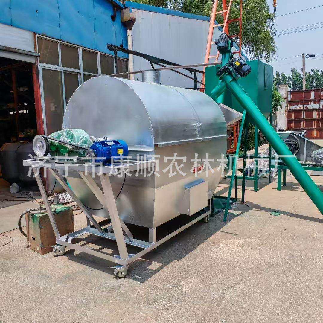 煤炭大型炒货机 煤炭加热炒货机价格 电加热瓜子大豆芝麻翻炒机