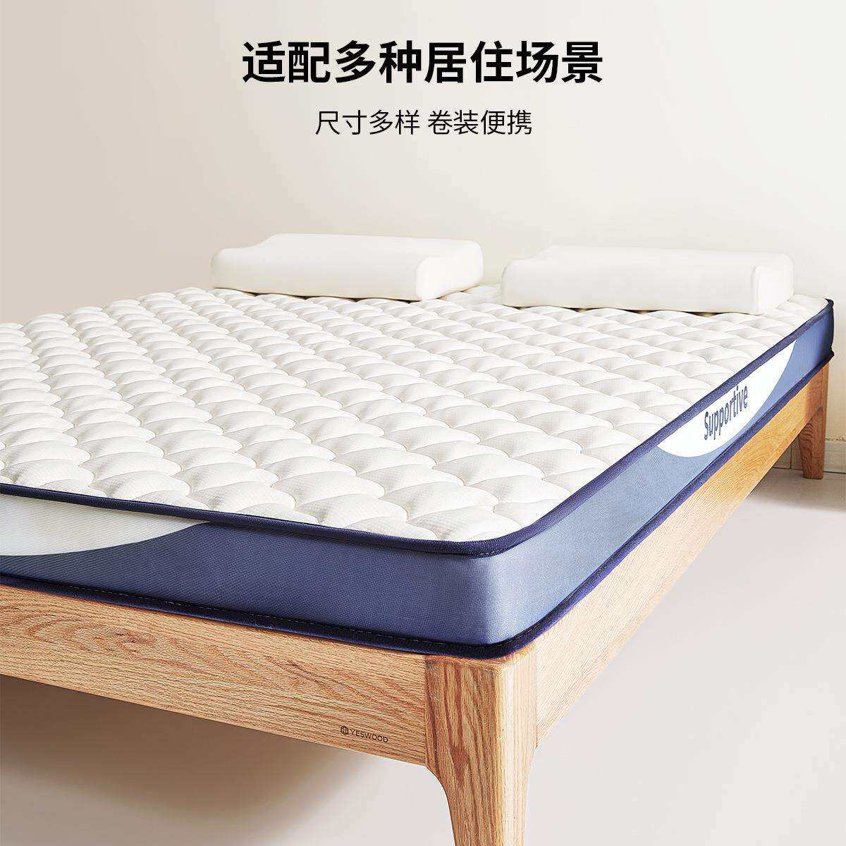 乳胶记忆313棉床垫遮盖物软垫家用卧室10x2800榻米榻垫床子租房专