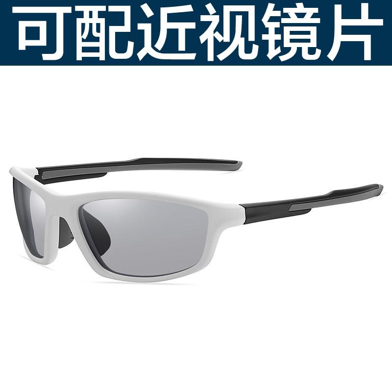 新款时尚运动眼镜男女骑行跨境偏光墨镜太阳眼镜可配近视散光度数