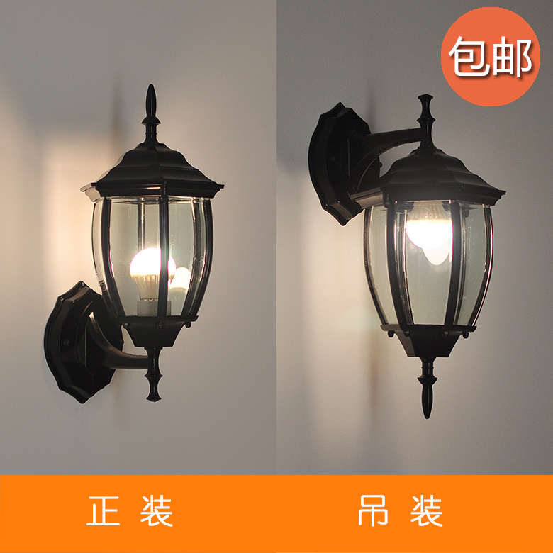 包邮户外防水led壁灯 过道走廊楼梯阳台欧式灯 室外庭院花园墙灯
