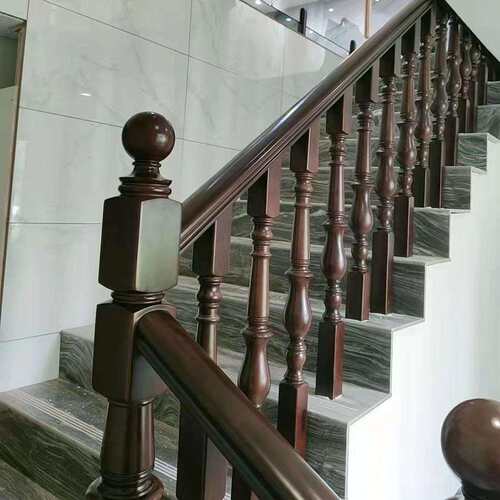 源头厂家烘干榉木楼梯立柱扶手楼梯扶手实木楼梯颜色款式可选