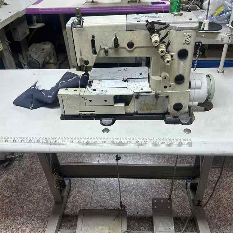 服装特种缝纫机加工设备一体单针狗牙机曲牙缝纫机狗牙花边机