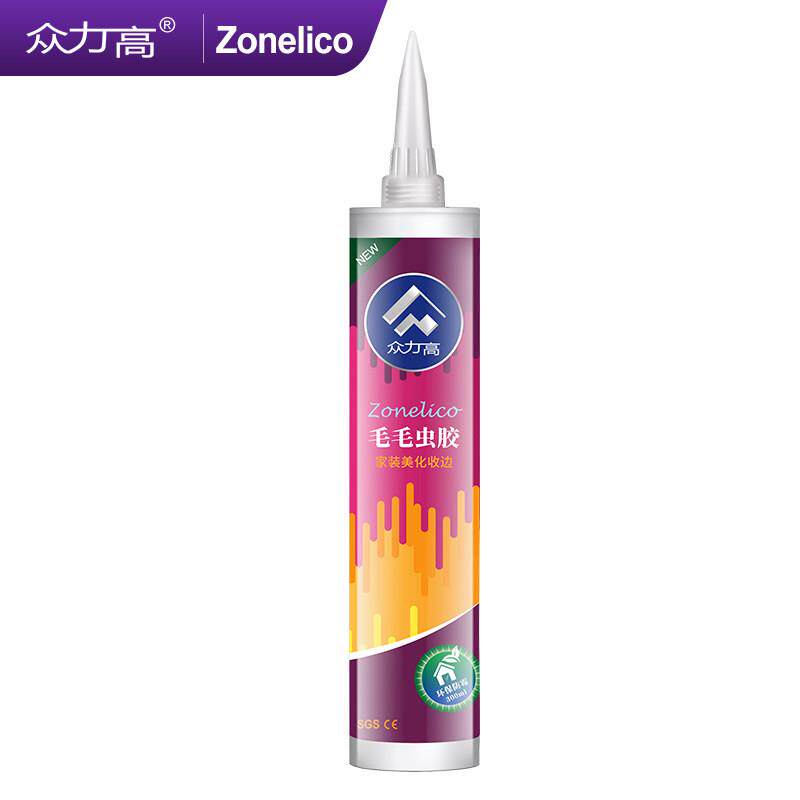 众力高®美容胶厨卫门窗踢脚线封边防水防霉墙布收边家用美缝剂灰