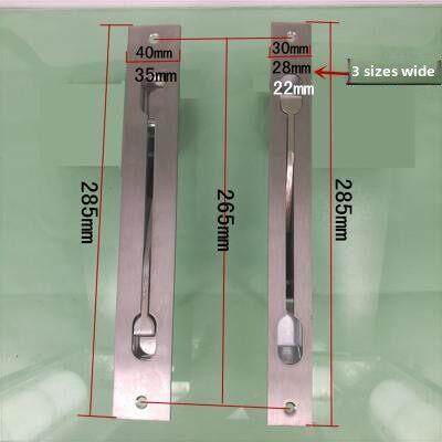 对开门子母不锈钢中控插销大门门锁铝合金双开门暗门配件家用房间