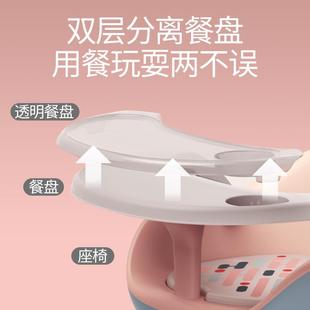 J^宝宝吃饭餐桌椅童餐儿椅婴家用叫椅小椅子儿座664叫椅小凳子靠