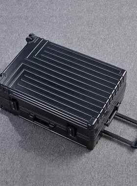 高档爱士高颜值拉s杆箱万麦向轮in网红行李箱20铝2框旅行箱男女22