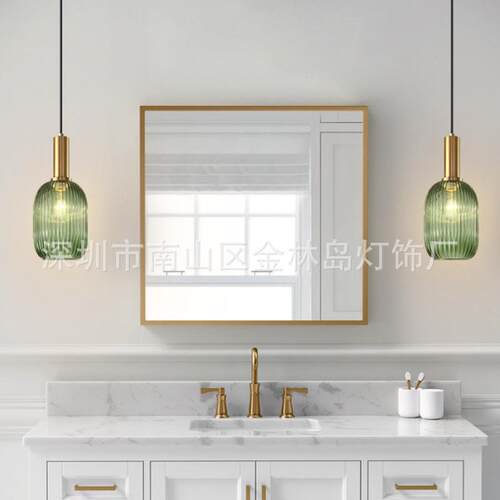 跨境美式玻璃吊灯 复古工业风简约北欧餐桌客厅书房餐厅小吊灯