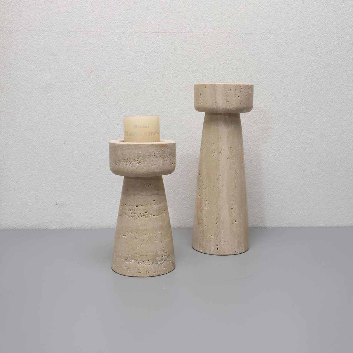 现代简约洞石蜡烛台艺术摆件客厅茶几样板房电视柜餐桌家居装饰品,家居饰品,装饰摆件,淘宝优惠券,粉丝福利购,淘宝优惠卷