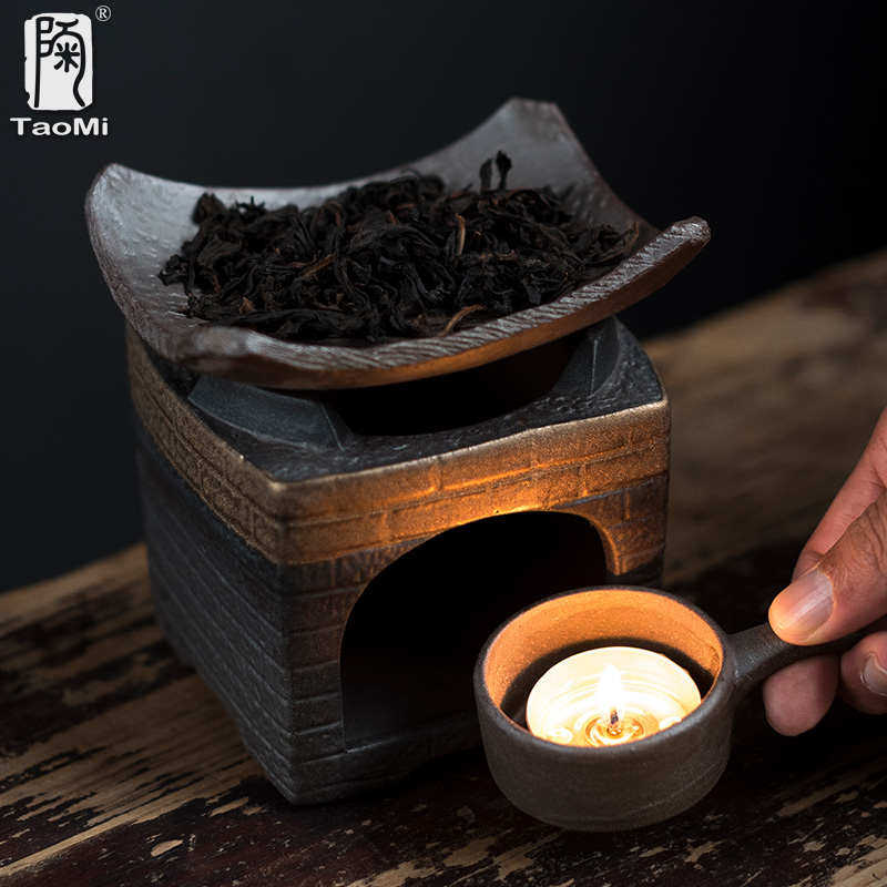 陶迷原矿鎏金烤茶器家用陶瓷烤茶炉醒茶焙茶器茶叶提香器茶道配件,餐饮具,茶具礼盒,淘宝优惠券,粉丝福利购,淘宝优惠卷