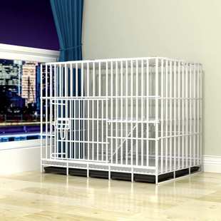 泰家用犬邮笼子中型大型犬狗包笼猫笼子双层小型犬室内兔带迪厕所