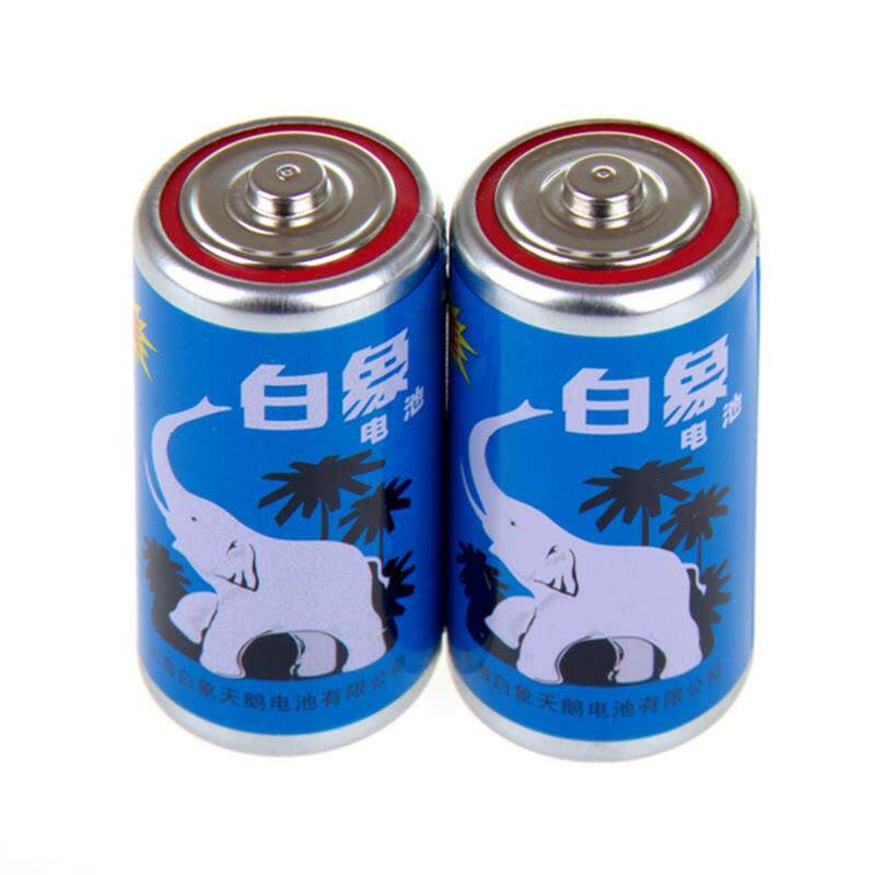 1号电池 白象牌 煤气灶用 手电筒D号 R20P干电池1.5V金白象1节价