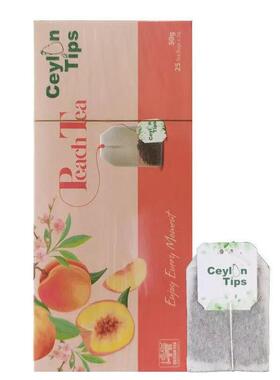 Ceylon tip 蜜桃红茶25茶包简装节日伴手礼送礼办公室下午茶包