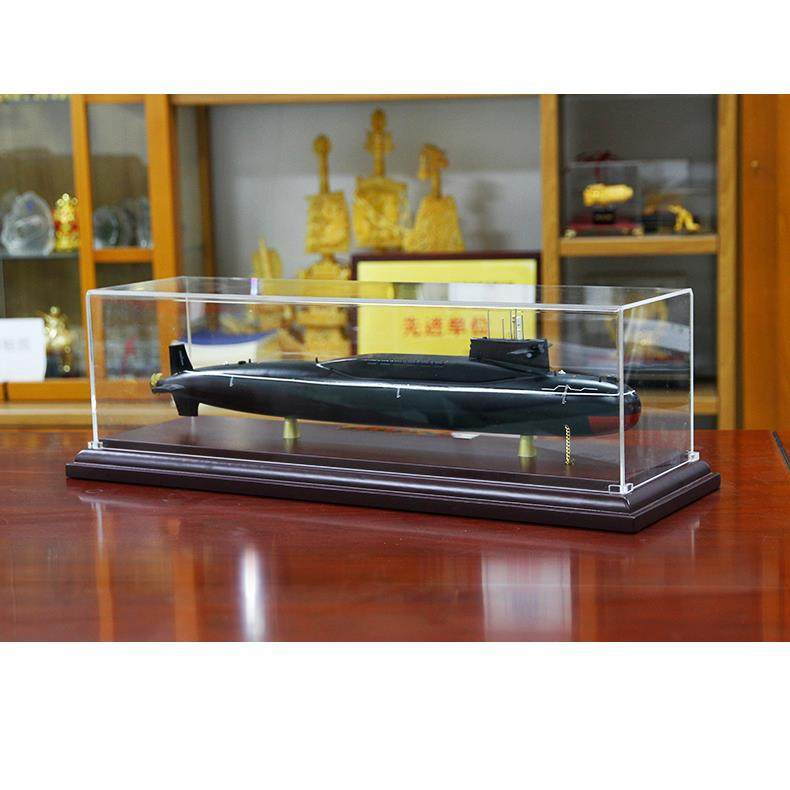 高档特尔博9战略0导弹核潜仿艇模型真合金4成品静态舰艇船模摆件