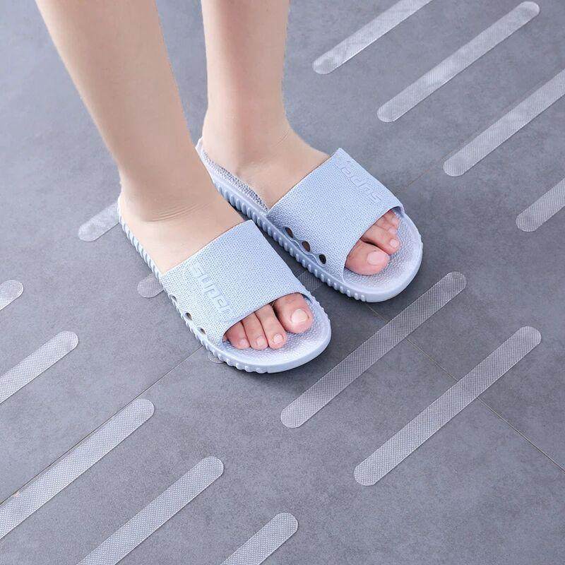 浴室防滑条自粘透明防水胶条楼梯台阶贴片浴缸瓷砖地板淋浴房地垫