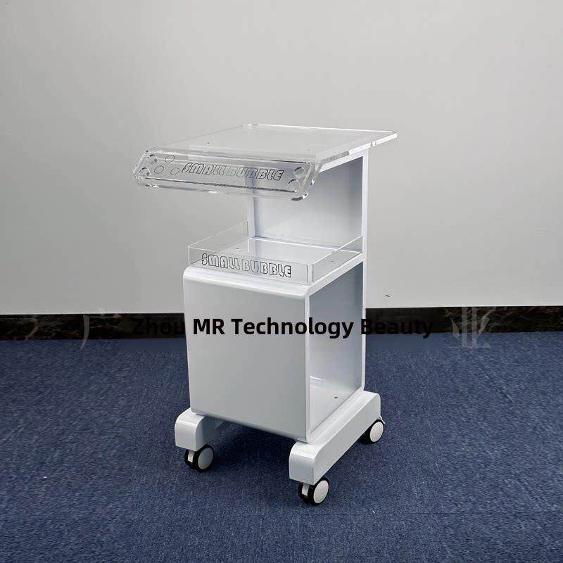 高端仪器推车亚克力美容车皮肤管理机器推车美容院专用小气泡底座