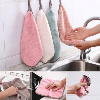 10pcs Kitchen dish towel kitchen rag table cleaning cloth