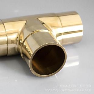 厂家直销口T大型等径铜管三各种小三通焊通接694铜管承正三通