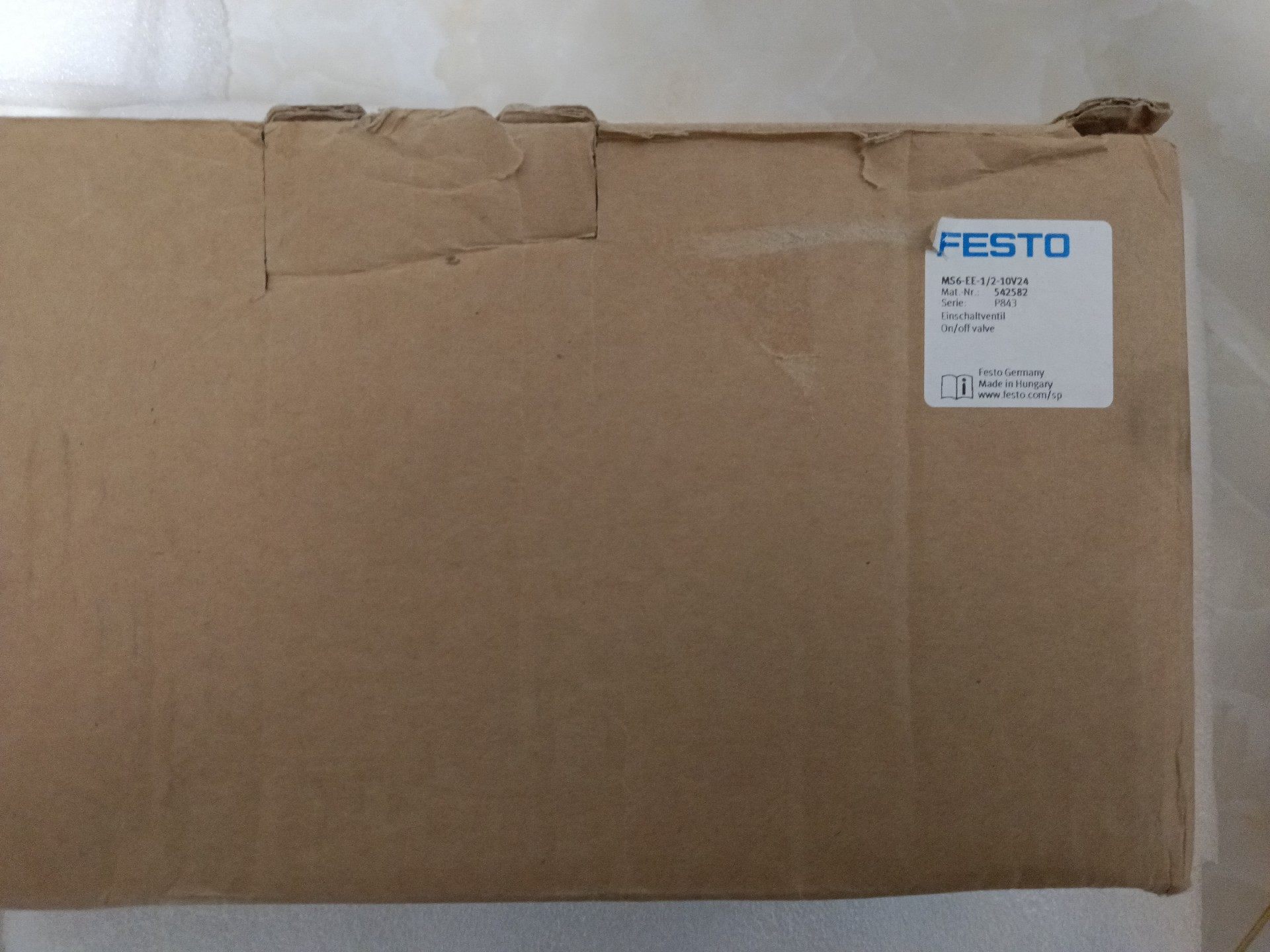 FESTO 费斯托 MS6-EE-1/2-10V24 542