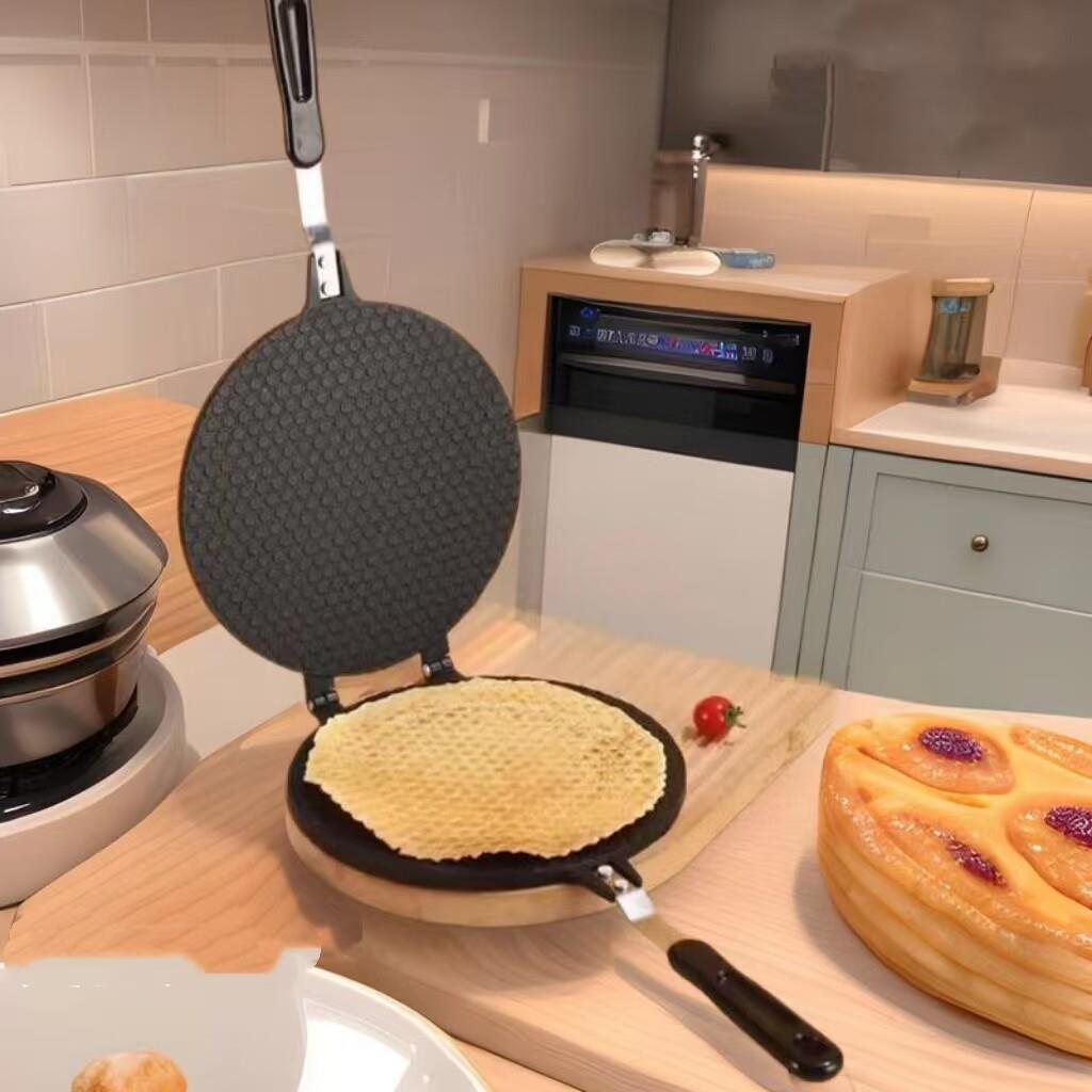 日本家用鸡蛋卷模具不粘压蛋卷器冰淇淋蛋筒模具蛋糕西点饼干烤盘