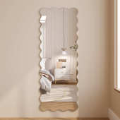 粘贴镜挂镜子试衣粘全身式 贴墙墙面壁挂柜门玻璃穿衣镜镜异形墙自