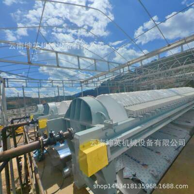 圆形板框隔膜压滤机 选矿厂精矿干排设备 污水污泥固液分离过滤机