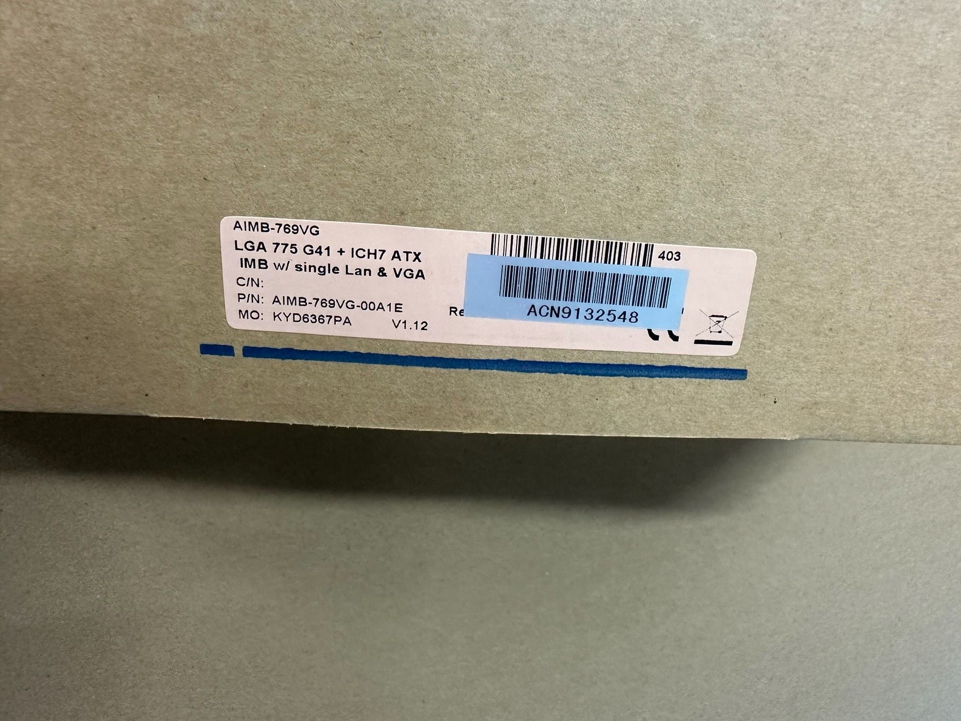 全新研华AIMB-769VG-00A1E