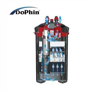 建荣 鱼缸外置滤筒 水族过滤筒鱼缸过滤桶过滤器超静音 批发