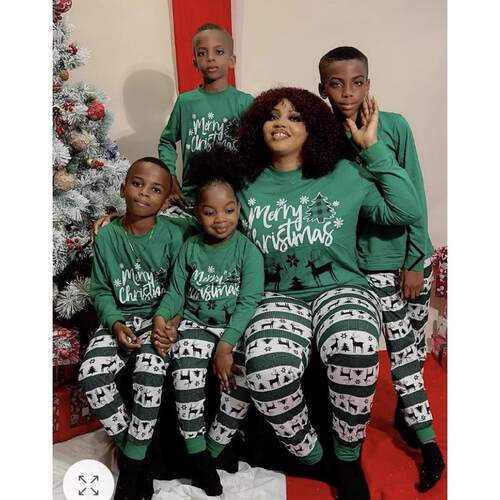 Christmas pyjamas圣诞亲子装家庭装圣诞装欧美圣诞节亲子睡衣