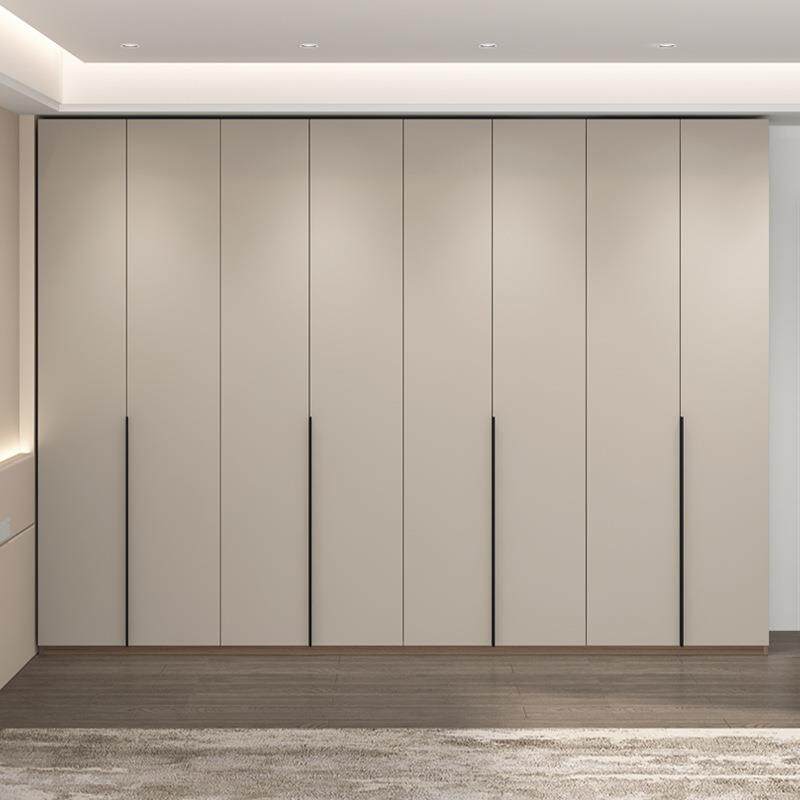 实木衣柜家用卧室现代简约颗粒板柜子八门主卧大衣橱新款2026爆款