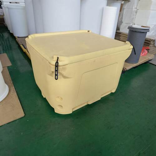 保温箱1000L双层渔业冷藏冰桶鱼虾滚塑洗地机壳异形加工