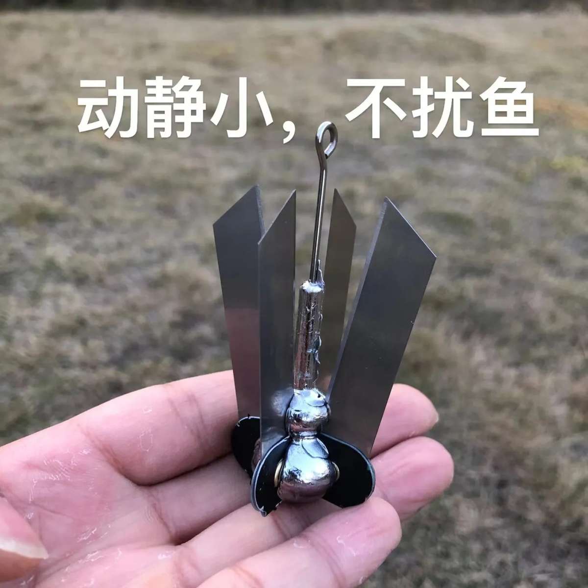 钓鱼钩草神器锚草刀钩野钓割水草专用刀掏草洞清理传统搂草器耙子