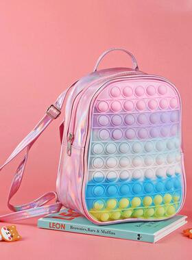 POP Its Backpack Hot Push Popet Bubble Fidget Toys Adult Str