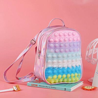 POP Its Backpack Hot Push Popet Bubble Fidget Toys Adult Str