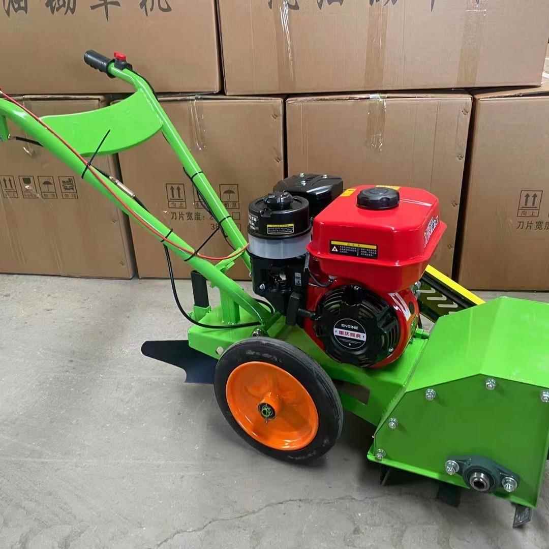 山东外贸大功率柴油汽油除草机小型家用农用手推式锄草机开沟微耕