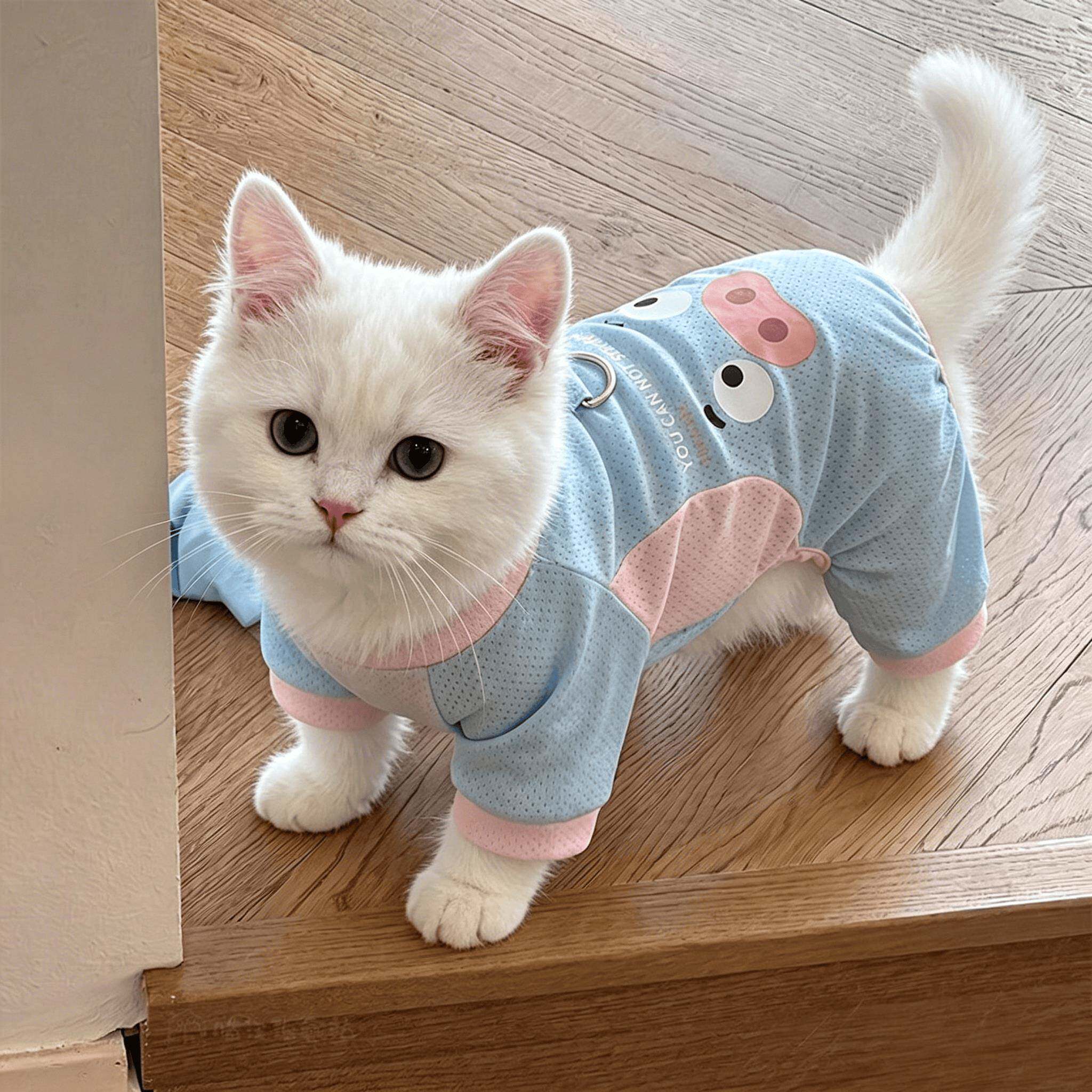 狗狗衣服夏季冰感凉凉衣中小型犬轻薄睡衣防晒衣猫咪防掉毛四脚衣