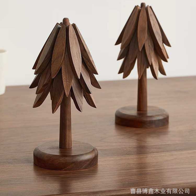 黑胡桃木一棵树隔热垫创意实木摆件茶水垫家用餐桌菜盘碗杯垫,餐饮具,杯垫,淘宝优惠券,粉丝福利购,淘宝优惠卷