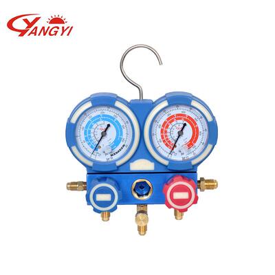 厂家直销高精度防撞家用R410R22R32汽车R134R1234YF检测 冷媒表组