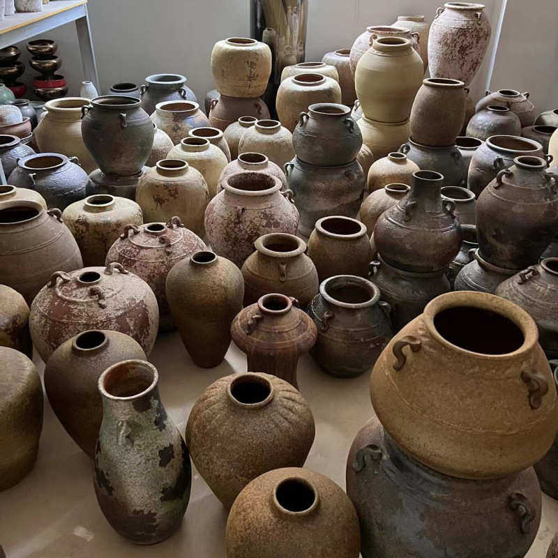 手工复古禅意坛子复古老花瓶做旧陶罐会所民宿酒店摆件设计师软装,家居饰品,花瓶,淘宝优惠券,粉丝福利购,淘宝优惠卷